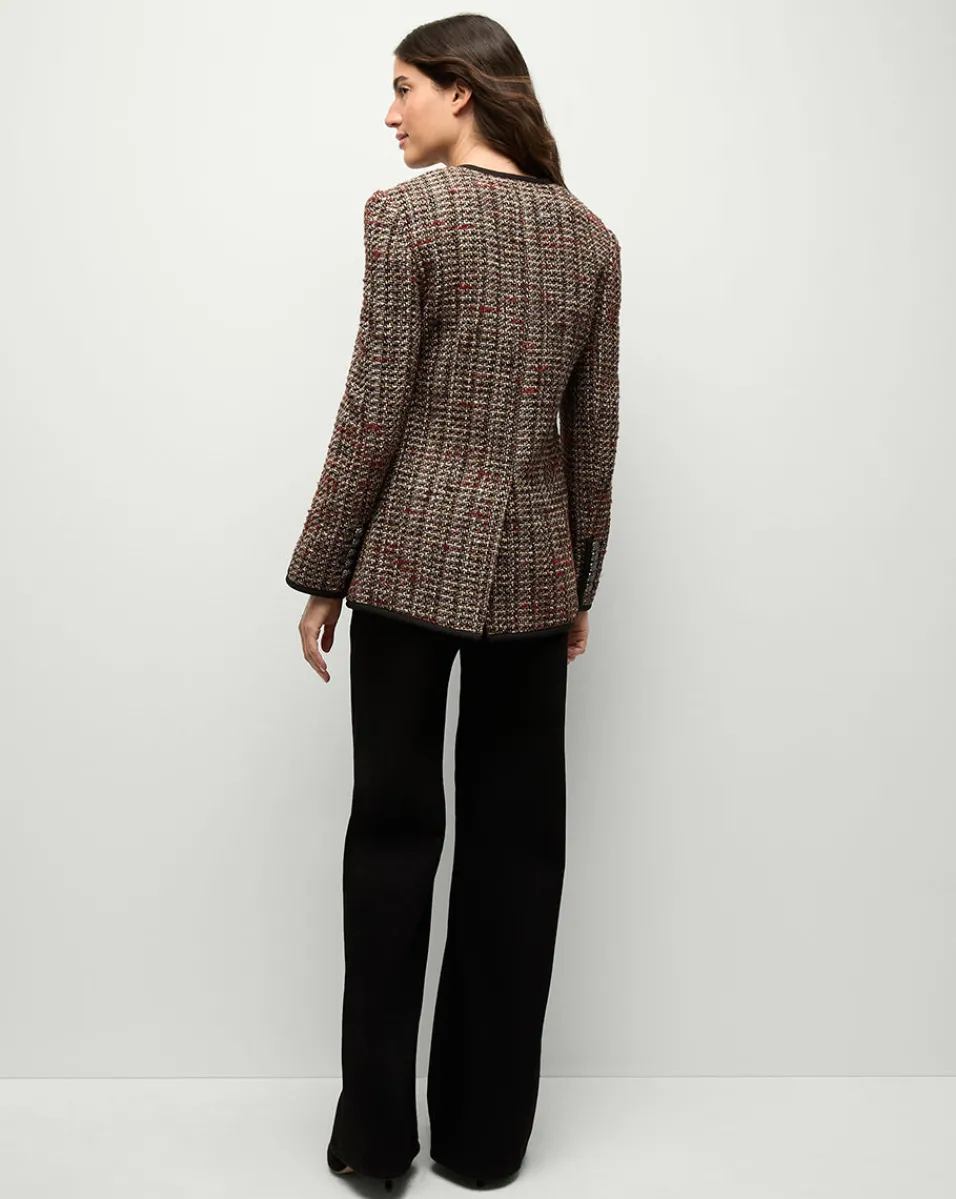 Watkins Dickey Jacket in Grey Multi>Veronica Beard Online